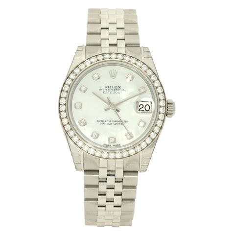 rolex datejust 31 dame|rolex 31mm datejust diamond bezel.